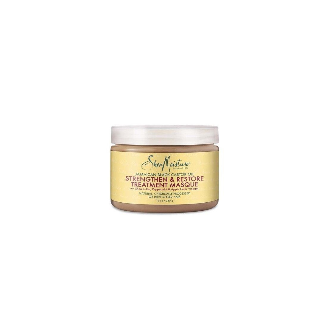 Shea Moisture  Jamaican Black Castor Strengthen & Restore Treatment Masque 340G