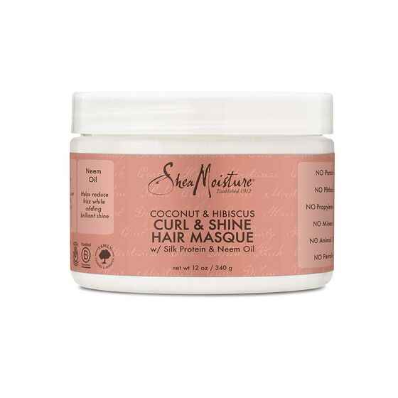 Shea Moisture Conconut & Hibiscus Curl & Shine Hair Masque 340g