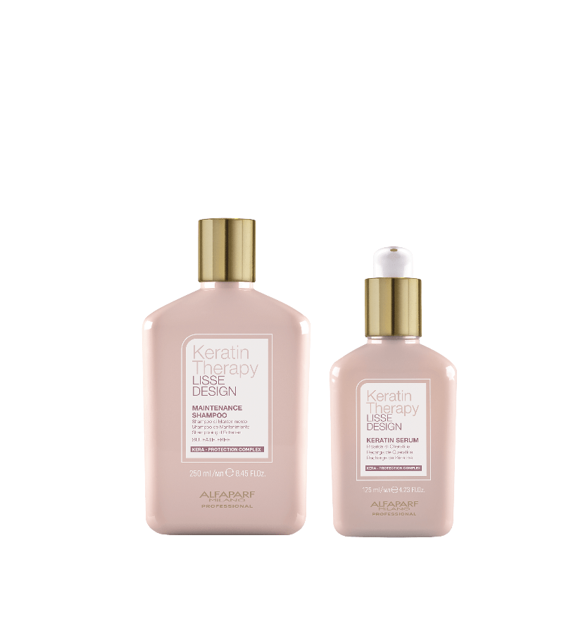 Kit Alfaparf Lisse Design Maintenance Shampoo y Keratin Serum 125ml