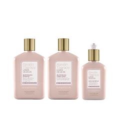 Kit Alfaparf Lisse Design Maintenance Shampoo 250ml, Conditioner 250 y Keratin Serum 125ml